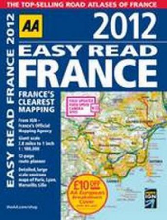 AA Easy Read France: 2012 by Unknown