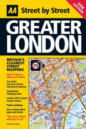 AA Street by Street Greater London , 6th Edition by Various 