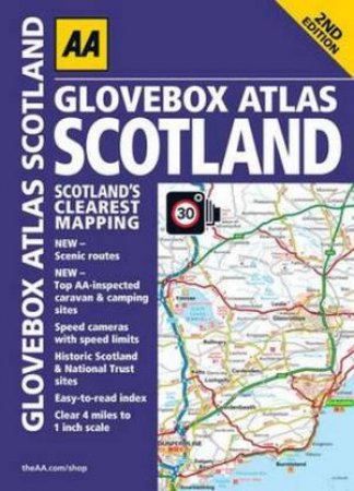 AA Glovebox Atlas Scotland Spiral (2nd Edition) by Various 