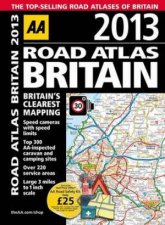 AA Road Atlas Britain 2013