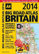 AA Big Road Atlas Britain 2014 23rd Edition Spiral Bound