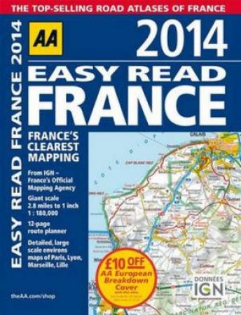 AA Easy Read France 2014 (9th Edition) by Various