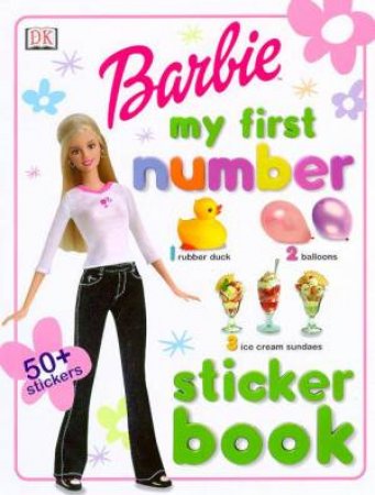 Barbie: My First Number Sticker Book by Various