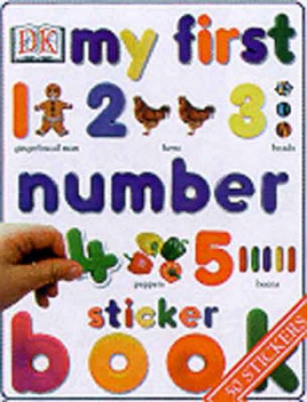 My First Number Sticker Book by Various