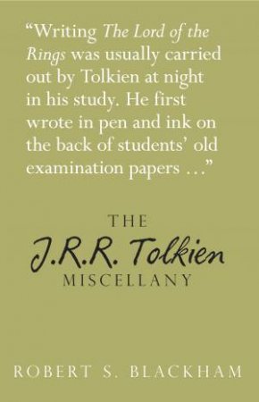 J.R.R. Tolkien Miscellany by Robert Blackman