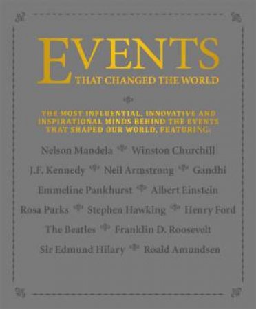 Events That Changed The World by Various