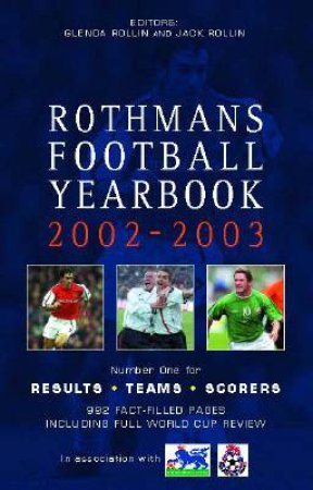 Rothmans Football Yearbook 2002-2003 by Glenda & Jack Rollin