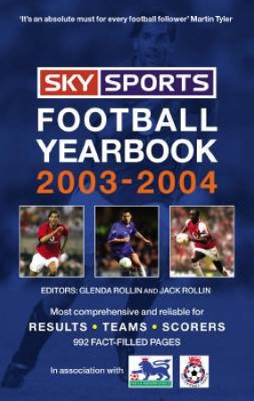 Sky Sports Football Yearbook 2003-2004 by Glenda Rollin