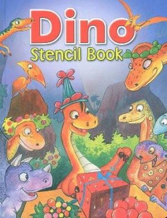 Dino Stencil Book by None