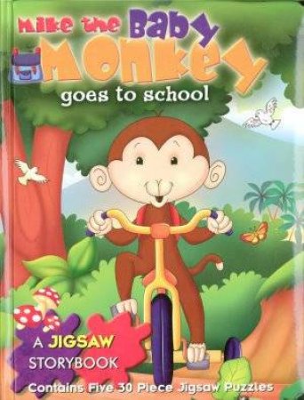 Mike The Baby Monkey Goes To School Jigsaw by Various