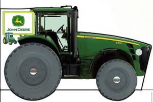 John Deere Tractor Wheelie by Various