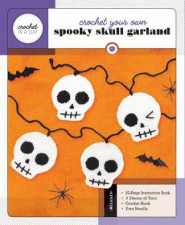 Crochet Your Own Kit: Spooky Skull Garland by Katalin Galusz