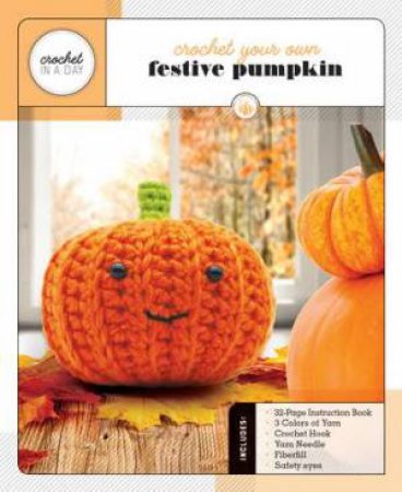 Crochet Your Own Kit: Festive Pumpkin by Katalin Galusz