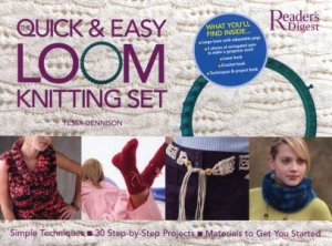 Quick and Easy Loom Knitting Set by Reader's Digest