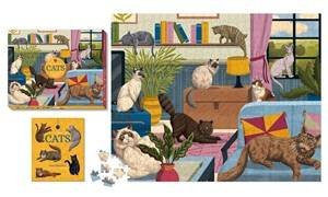 For the Love of Cats 500-Piece Puzzle by Eliza Berkowitz & Lucy Rose