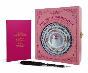 Harry Potter: Dolores Umbridge Collectible Cat Plate Set by Donald Lemke