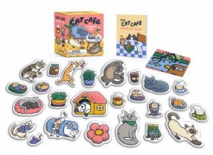 Cat Cafe Magnet Set by Alasdair Stuart & Jean Wei