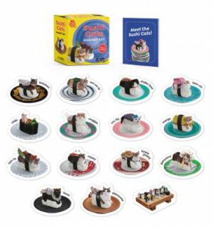 Sushi Cats Magnet Set by Tange Peanuts & Nakimushi Peanuts