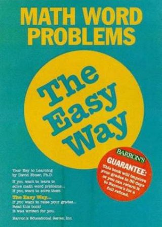 Math Word Problems The Easy Way by David Elmer