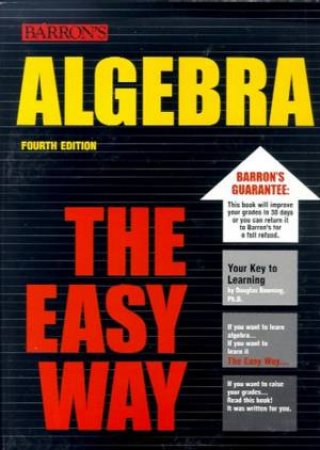 Barron's Algebra The Easy Way by Various