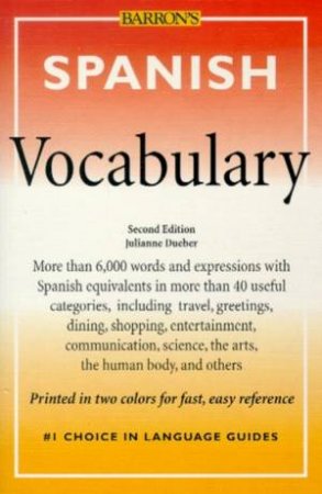 Barron's Spanish Vocabulary by Julianne Dueber