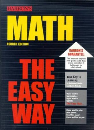 Barron's Math The Easy Way by Various