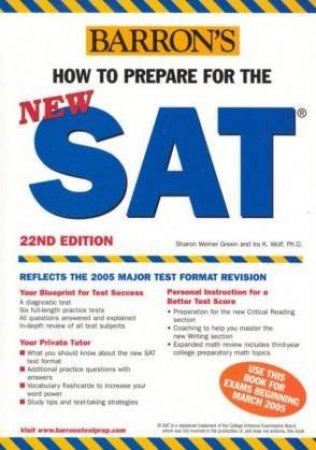 How To Prepare For The New SAT - 22 Ed by Various