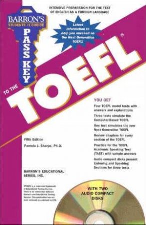 Pass Key To The TOEFL - 5 Ed by Pamela J Sharpe