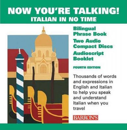 Now You're Talking!: Italian In No Time - Book & CD by Various