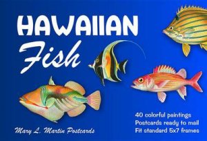 Hawaiian Fish Postcard Book by MARTIN MARY