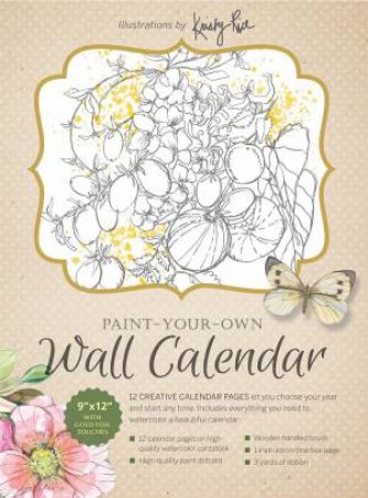 Paint-Your-Own Wall Calendar by Kristy Rice