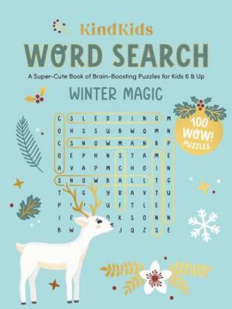 KindKids Word Search Winter Magic: A Super-Cute Book of Brain-Boosting Puzzles for Kids 6 & Up by BETTER DAY BOOKS