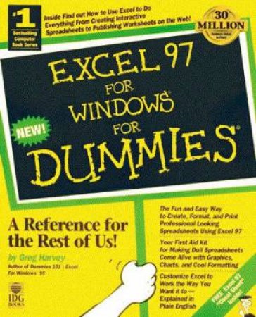 Excel 97 For Windows For Dummies by Greg Harvey