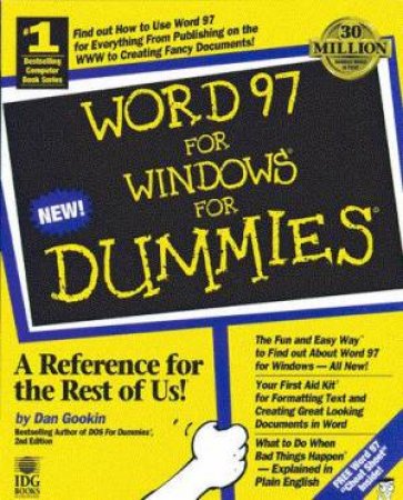 Word 97 For Windows For Dummies by Dan Gookin