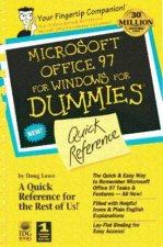 Microsoft Office 97 For Windows 95 For Dummies Quick Reference