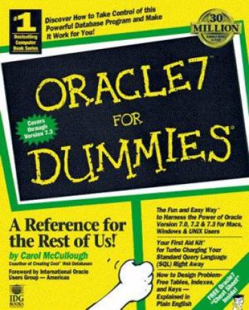 Oracle 7 For Dummies (Bk/Cd) by Carol McCullough