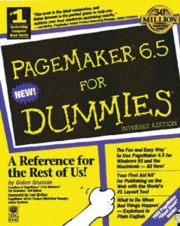 PageMaker 6.5 For Dummies - Internet Edition by Galen Gruman