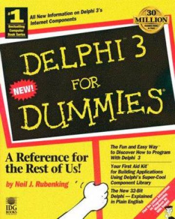 Delphi 3 For Dummies by Neil J Rubenking