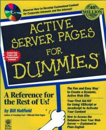 Active Server Pages For Dummies (Bk/CD) by Hatfield