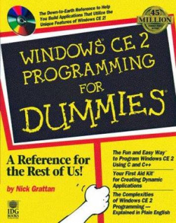 Windows Ce 2 Programming For Dummies (Bk/Cd) by Nick Grattan