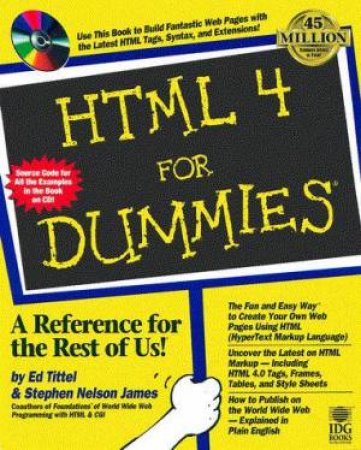 HTML 4 For Dummies (Bk/CD) by Tittel