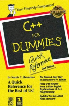 C++ For Dummies Quick Reference by Namir Shammas