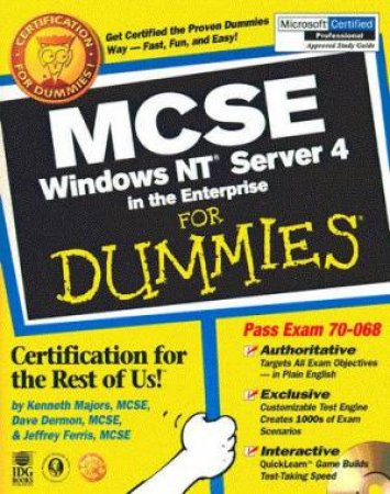 MCSE Windows NT Server 4 in Enterprise For Dummies (Bk/CD) by Majors