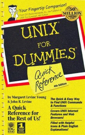 Unix For Dummies Quick Reference by Margaret Levine Young & John Levine