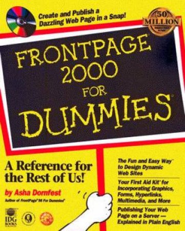 FrontPage 2000 For Dummies by Asha Dornfest