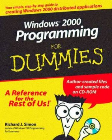 Windows 2000 Programming For Dummies by Richard J Simon