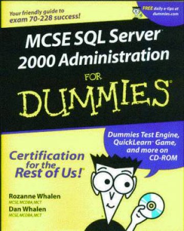 MCSE SQL Server 7 Administration For Dummies (Bk/CD) by Alonso