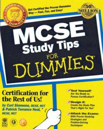 McSe Study Tips For Dummies by Patrick Terrance Neal & Curt Simmons