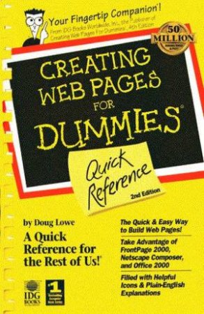 Creating Web Pages For Dummies Quick Reference by Doug Lowe