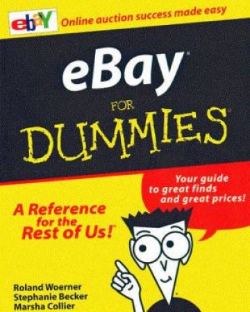 eBay For Dummies by Roland Woerner